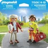 Image de Figurine secouriste avec blessé Playmobil Bleu 15x3,9x15 cm A2401353