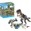 Image de Explorateur Avec Moto Et Tyrannosaure - 71524 Pour Enfant