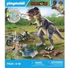 Image de Jeux de simulation explorateur + moto et tyranno Playmobil Vert 24,8x9,5x28,4 cm A2401363