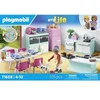 Image de Jeux de simulation cuisine avec ilot central Playmobil Beige 18,7x7,4x28,4 cm A2404105