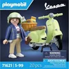 Image de Jeux de simulation Playmobil Vespa Vert 14,2x4,1x14,2 cm A2404113