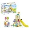 Image de Junior 71703 Aire De Jeux Avec Toboggan Géant Comprend Cinq Personnages, Un Toboggan Et Des Accessoires - Des 1 An