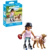 Image de Jeune Fille Rolleuse Avec Retriever - 71739
