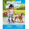 Image de Jeux de simulation jeune fille rolleuse et retriever Playmobil Multicolore 12x9,3x3,3 cm A2501383