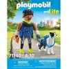 Image de Jeux de simulation homme sportif et border collie Playmobil Multicolore 12x9,3x3,3 cm A2501384