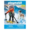 Image de My Life 71741 Garçon en raquettes avec Saint-Bernard