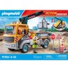 Image de Jeux de simulation camion grue ouvrier Playmobil Multicolore 28,4x12,5x38,5 cm A2501901