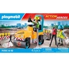 Image de Action Heroes 71751 Ouvriers avec rouleau compresseur