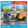 Image de Action Heroes 71752 Ouvrier marteau-piqueur et signalisation