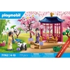 Image de 71762 Jardin asiatique avec famille de pandas