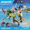 Image de Jeux de simulation pirate et arbalete et poissons Playmobil Multicolore 14,2x14,2x6,6 cm A2501396