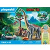Image de Jeux de simulation brachiosaure et aeroglisseur Playmobil Multicolore 38,5x12,5x51,5 cm A2501917