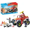 Image de Vehicule De Pompiers Avec Bidon Enflamme - 71824 Pour Enfant
