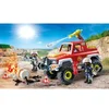 Image de Jeux de voiture pompiers +bidon enflamme Playmobil Rouge 18,7x9,3x28,4 cm A2501900