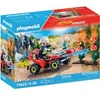 Image de Jeux de simulation quad pompier et arbuste enflamme Playmobil Multicolore 7,2x14,2x18,7 cm A2501936