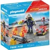 Image de Jeux de simulation pompier pompe a eau et reservoir Playmobil Bleu 14,2x14,2x6,6 cm A2501407