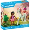Image de Jeux de construction licorne ciel rose avec fee Playmobil Blanc TU A2502464