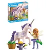Image de Playmobil | Magic Unicorns | Licorne de Collection Lavande chanceuse avec fée | avec des détails soignés & des Accessoires interchangeables | Cadeau Parfait pour Les Enfants à partir de 4 Ans | 71843 en occasion ou reconditionné