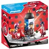 Image de PLAYMOBIL | Miraculous | Balade en scooter à travers Paris | Jouet dès 4 ans | Cadeau pour enfants | Stimule la créativité et le jeu de rôle | Figurine avec accessoires et set riche en détails | 71864 en occasion ou reconditionné