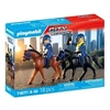 Image de 71877 2 policiers cavaliers avec leurs chevaux