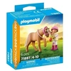 Image de 71887 Duo : Fillette avec son poney
