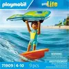 Image de Jeu de simulation Wingsurfer Homme planche + Aile Playmobil Bleu TU A2601800