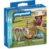 Image de Jeu de simulation Duo cavalière avec poulain Playmobil Multicolore TU A2601928