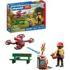 Image de Drone De Pompiers Avec Fleches D'eau 72197