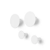 Image de PONTO - set de 4 patères blanches - Couleurs - blanc