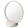 Image de blomus - Sono 69162 Miroir cosmétique Moonbeam/Blanc en céramique et Silicone 185 x 90 x 170 mm Taille Unique en occasion ou reconditionné