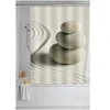 Image de Wenko 20968100 sand and stone rideau de douche 180 x 200 cm