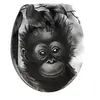 Image de Abattant wc singe - noir / gris
