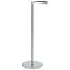Image de WENKO Support Papier Toilette 2en1, Porte Papier Toilette et Dérouleur Papier Toilette, Acier INOX Brillant, 21x55x17 cm en occasion ou reconditionné