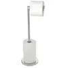 Image de 19637100 porte-papier toilette en acier inox