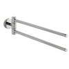 Image de 20213100 Porte-Serviettes 2 Bras Bosio Inox Brillant
