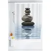 Image de Wenko 20961100 méditation rideau de douche polyester 180 x 200 cm