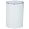 Image de WENKO Petite Poubelle Salle de Bain, Poubelle à Couvercle, 5L, Inca, Blanc, Plastique Haut de Gamme, Ø 18,5 x 25,5 cm en occasion ou reconditionné
