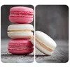 Image de WENKO Protection plaque de cuisson "Macarons" en verre trempé | Pour toute plaque | Couvre plaque de cuisson, planche à découper, extension plan de travail | Lot de 2 | 52x30cm | Multicolore en occasion ou reconditionné
