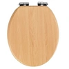 Image de - Abattant WC en MDF design bois d'hêtre - Marron - Wenko