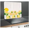 Image de - Protège-plaque vitrocéramique Citrons - L. 50 x l. 56 cm - Jaune - Citrons
