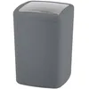 Image de WENKO Poubelle Salle de Bain, Poubelle à Couvercle, 8.5L, Barcelona, Anthracite, Plastique incassable, 20,5x28,5x20,5 cm en occasion ou reconditionné