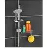 Image de - Etagère panier de douche en acier Meis - L. 23 x H. 7 cm - Argent brillant - Meis