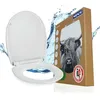 Image de WENKO Abattant WC Yak avec surface brillante, abattant WC avec frein de chute, lunette WC en thermoplastique résistant à la cassure, fixation en acier inox, 36,5x45 cm, multicolore en occasion ou reconditionné