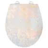 Image de WENKO Abattant WC Agat | Reflet doré Tendance | Frein de Chute | Installation Facile et Rapide | Tampon Mural et Patin Anti Glisse | Duroplast hygiènique | 38 x 44,5 cm | Doré en occasion ou reconditionné