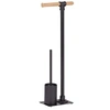 Image de - Serviteur WC Forli avec porte-rouleau et brosse à WC - Noir - Forli