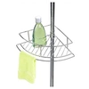 Image de Etagère de bain / douche d'angle à poser, chromé brillant, Dolcedo