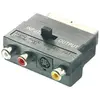 Image de Adaptateur péritel mâle (in et out)/S-Vidéo-3 RCA femelle