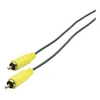 Image de Câble professional [1x cinch rca mâle - 1x cinch rca mâle] 3.00 m jaune, gris