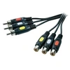 Image de Câble professional 325198 [3x cinch rca mâle - 3x cinch rca mâle] 3.00 m noir