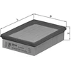 Image de Filtre À Air 337 Mahle Mahle Lx337 Ford